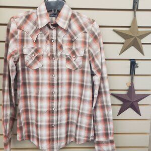 ladies cowgirls rodeo pearl snap Ariat size small